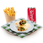 Spicy Chicken Wrap Meal 