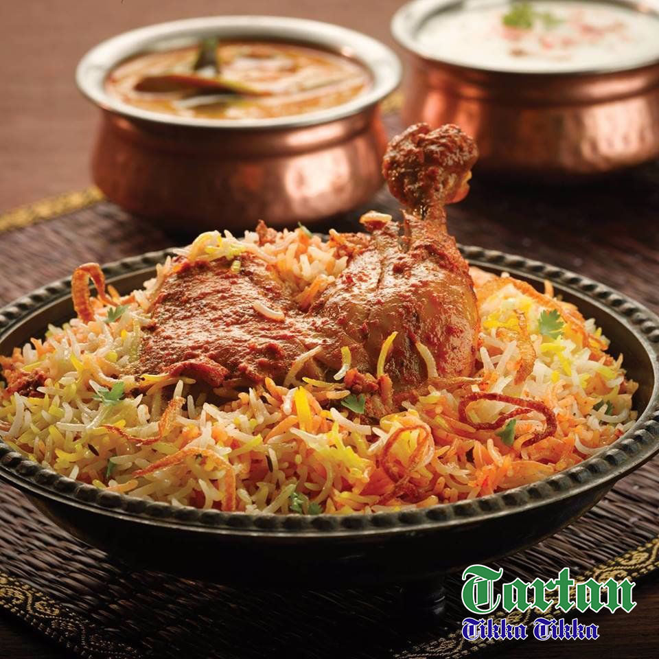 chicken biryani in pot served at Tartan Tikka Tikka Alloa